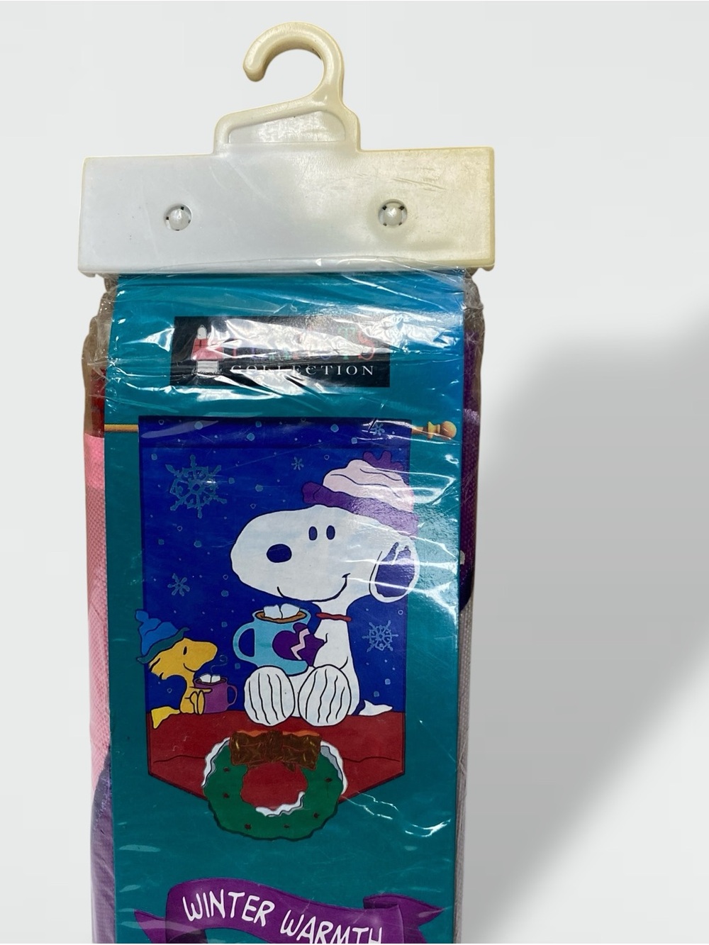 Snoopy Peanuts Winter Warmth Nylon 28” X 44” Christmas Holiday Flag Decor